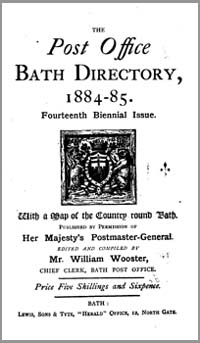 PO Bath Directory 1884-85
